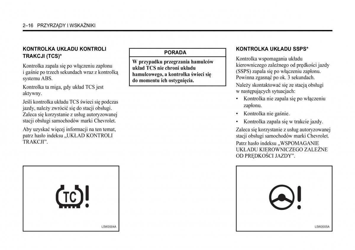 Chevrolet Lacetti instrukcja obslugi / page 50