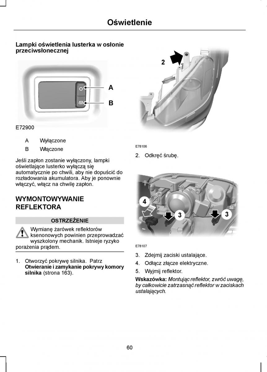 Ford C Max I 1 instrukcja obslugi / page 62