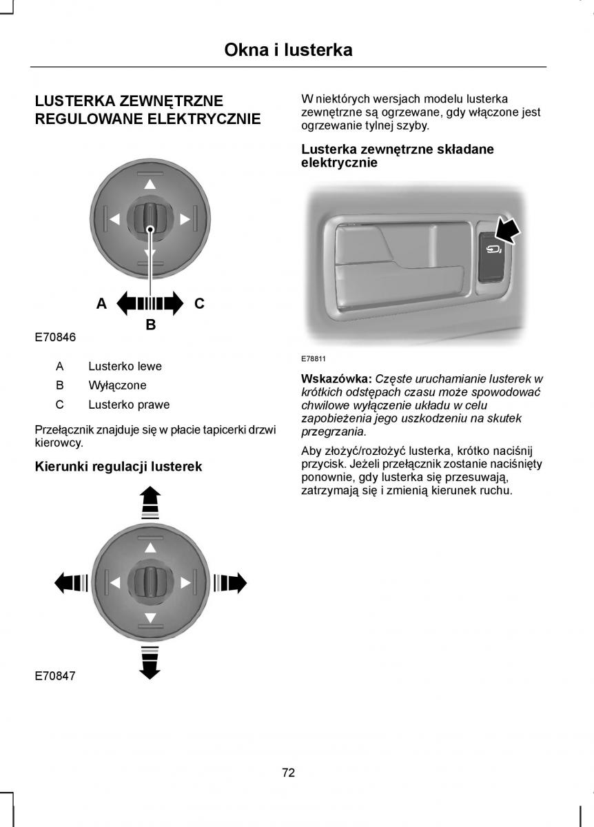 Ford C Max I 1 instrukcja obslugi / page 74