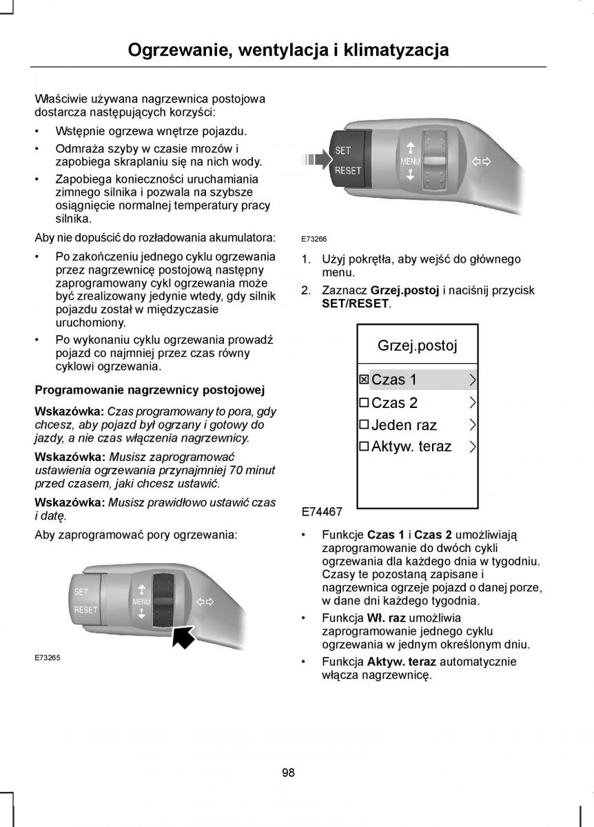 Ford C Max I 1 instrukcja obslugi / page 100