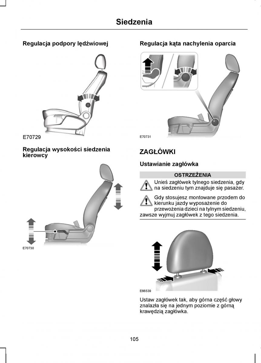 Ford C Max I 1 instrukcja obslugi / page 107