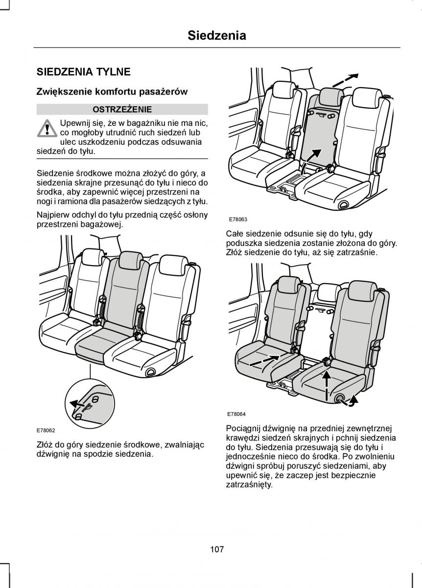 Ford C Max I 1 instrukcja obslugi / page 109