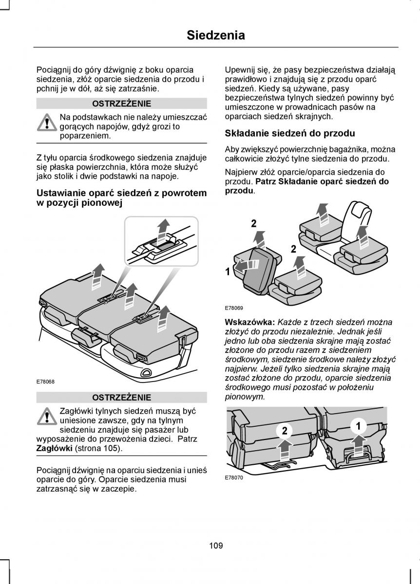 Ford C Max I 1 instrukcja obslugi / page 111