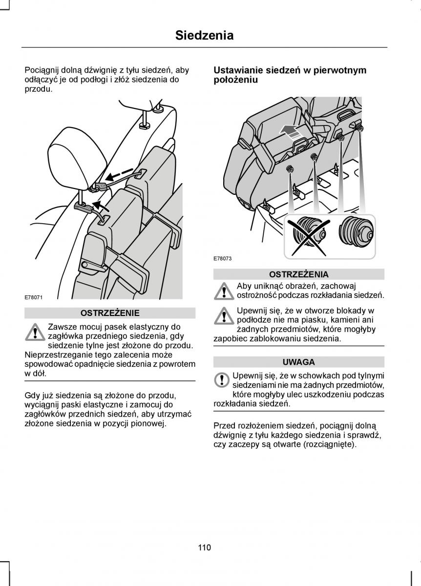 Ford C Max I 1 instrukcja obslugi / page 112