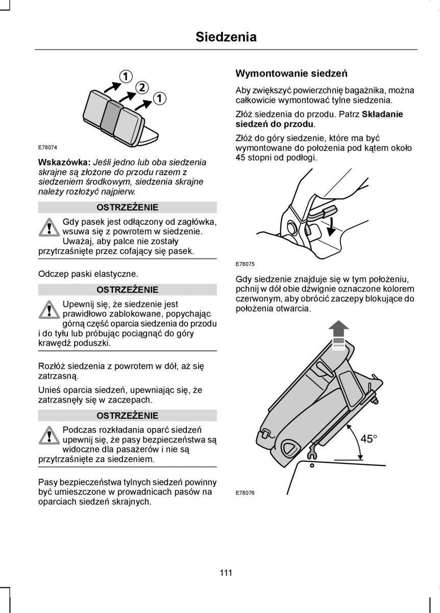 Ford C Max I 1 instrukcja obslugi / page 113