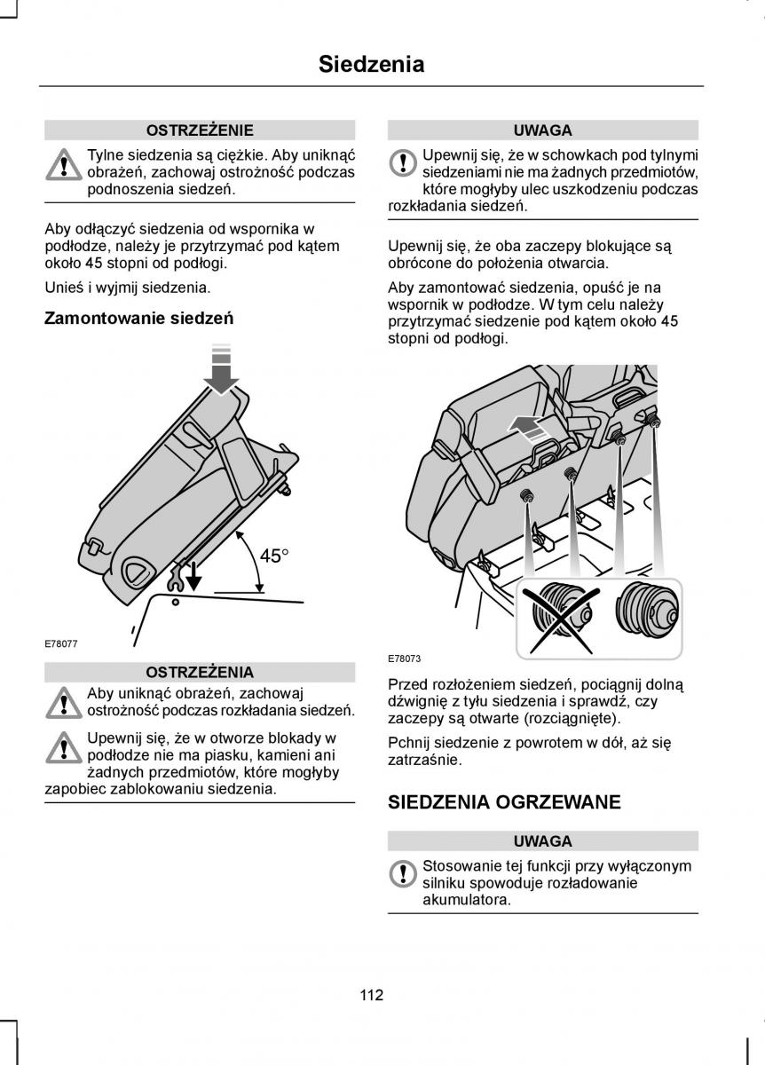 Ford C Max I 1 instrukcja obslugi / page 114