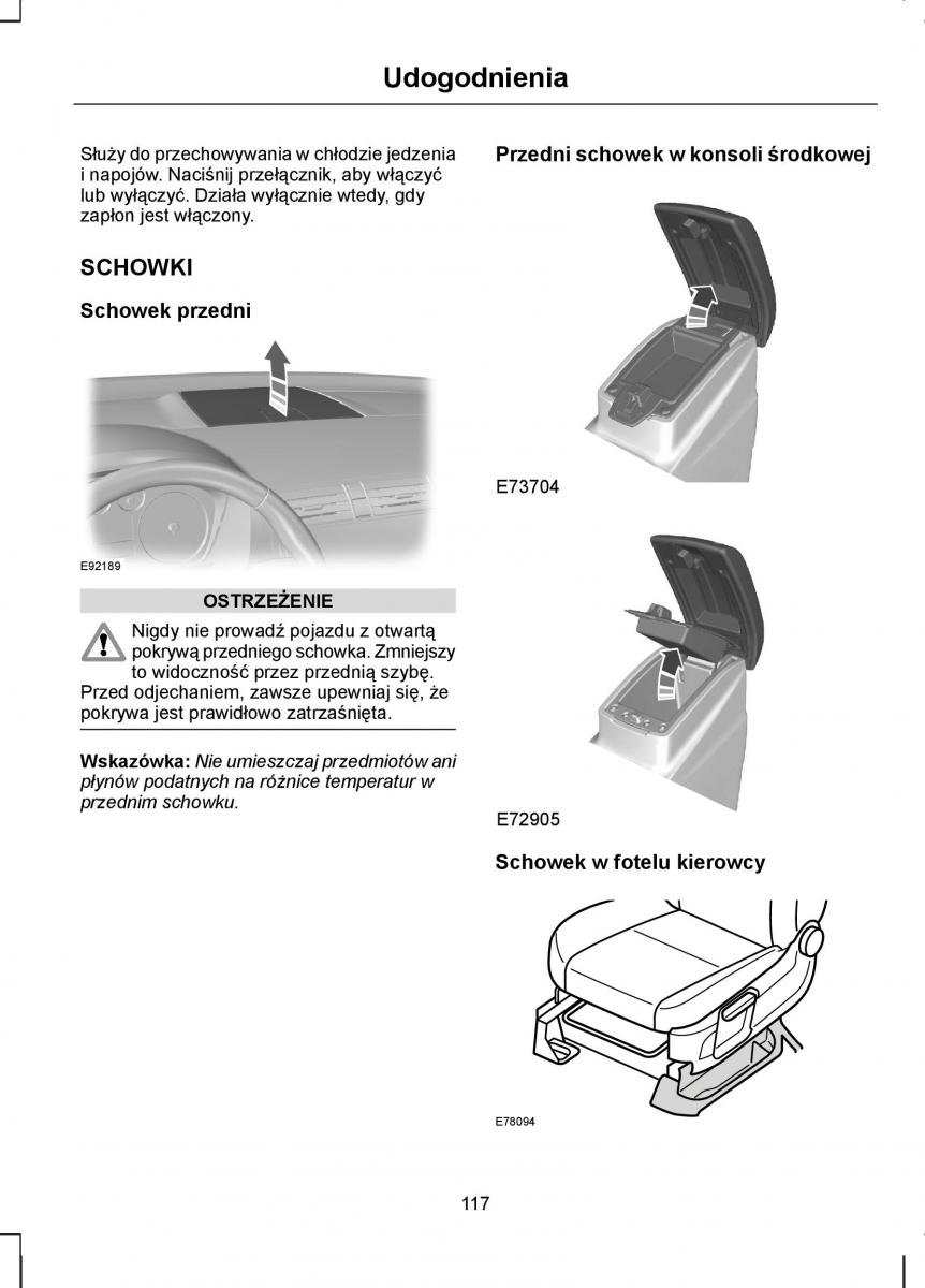 Ford C Max I 1 instrukcja obslugi / page 119