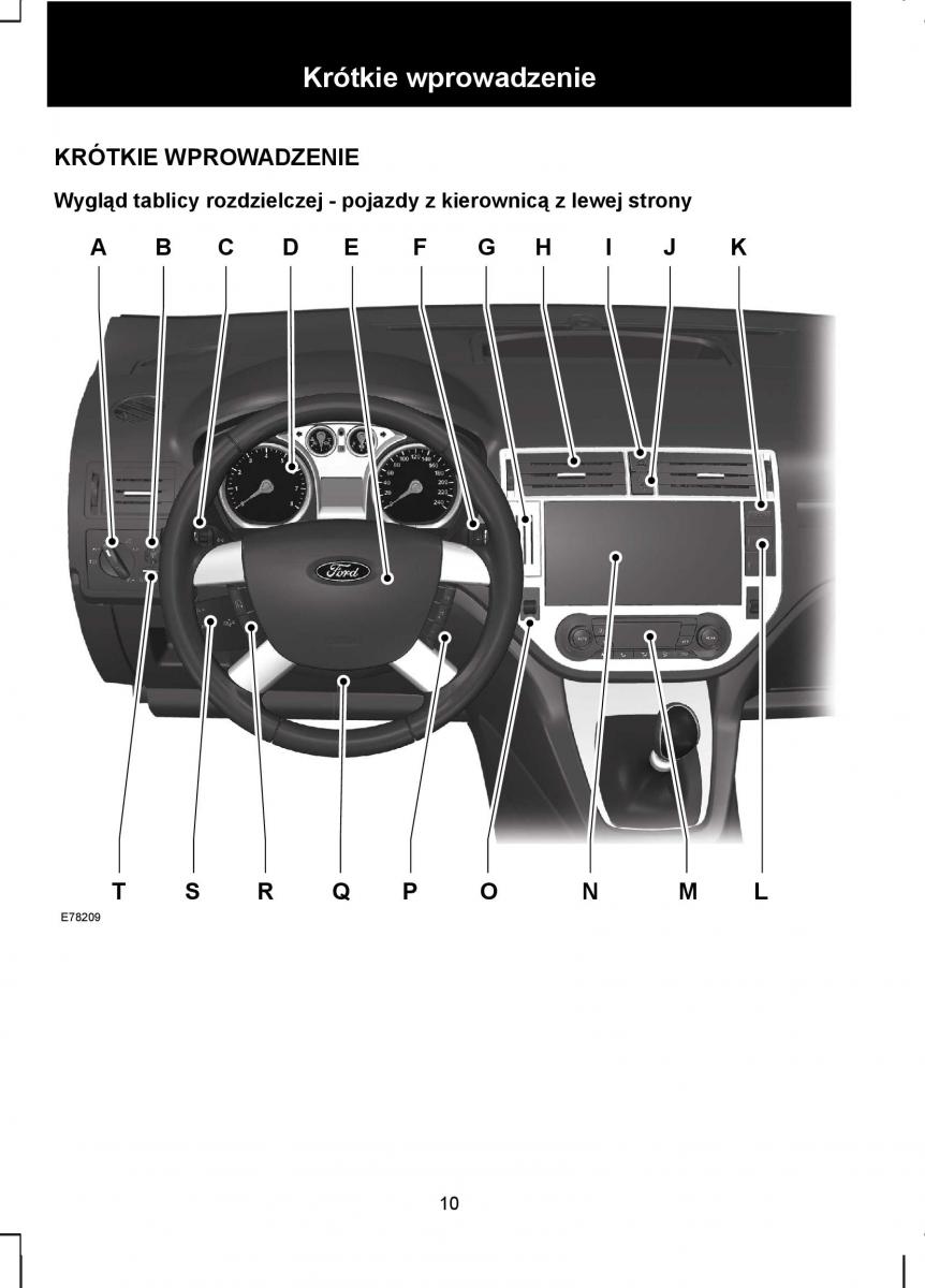 Ford C Max I 1 instrukcja obslugi / page 12