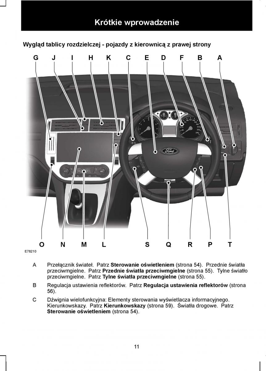 Ford C Max I 1 instrukcja obslugi / page 13