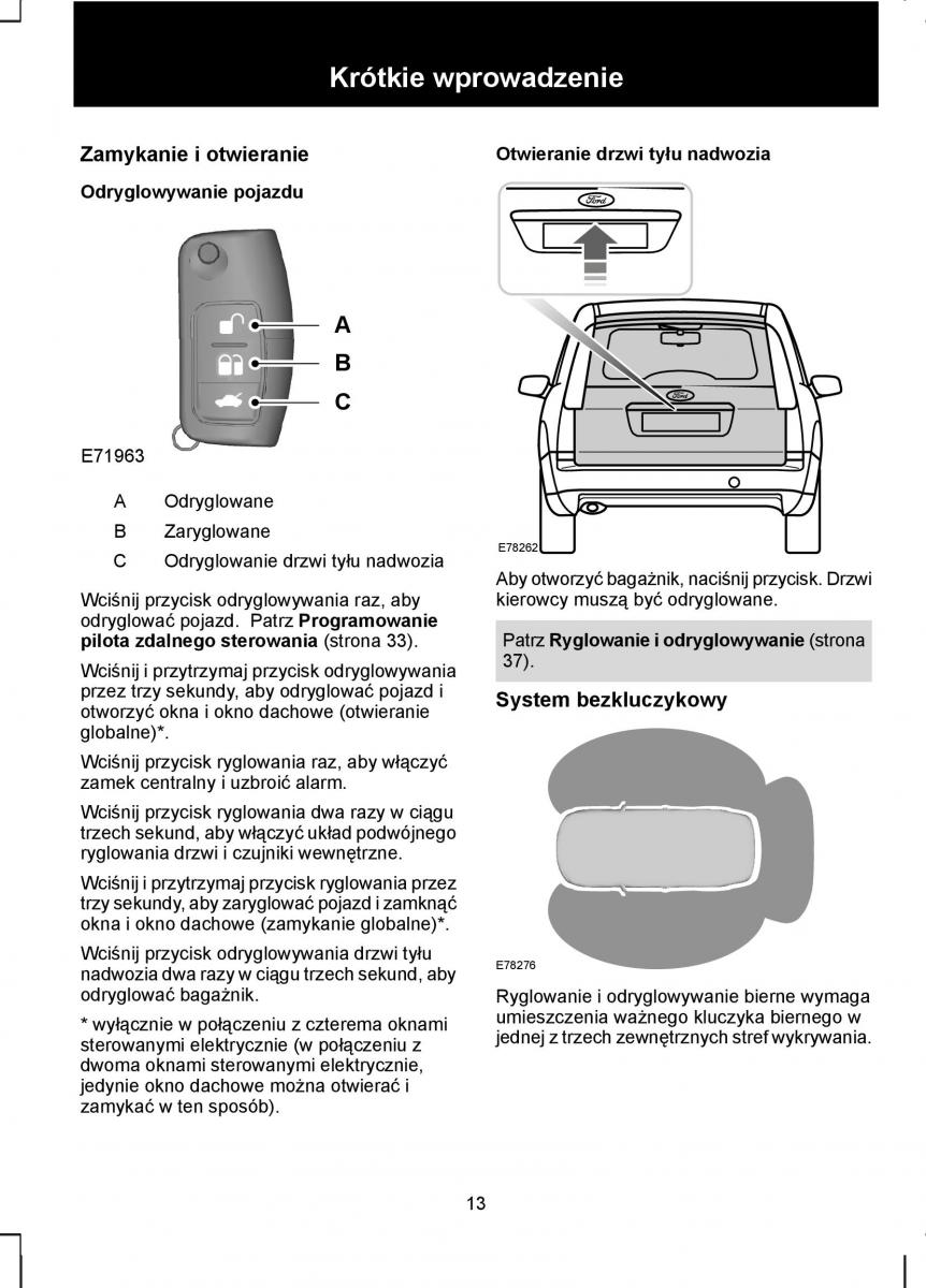 Ford C Max I 1 instrukcja obslugi / page 15