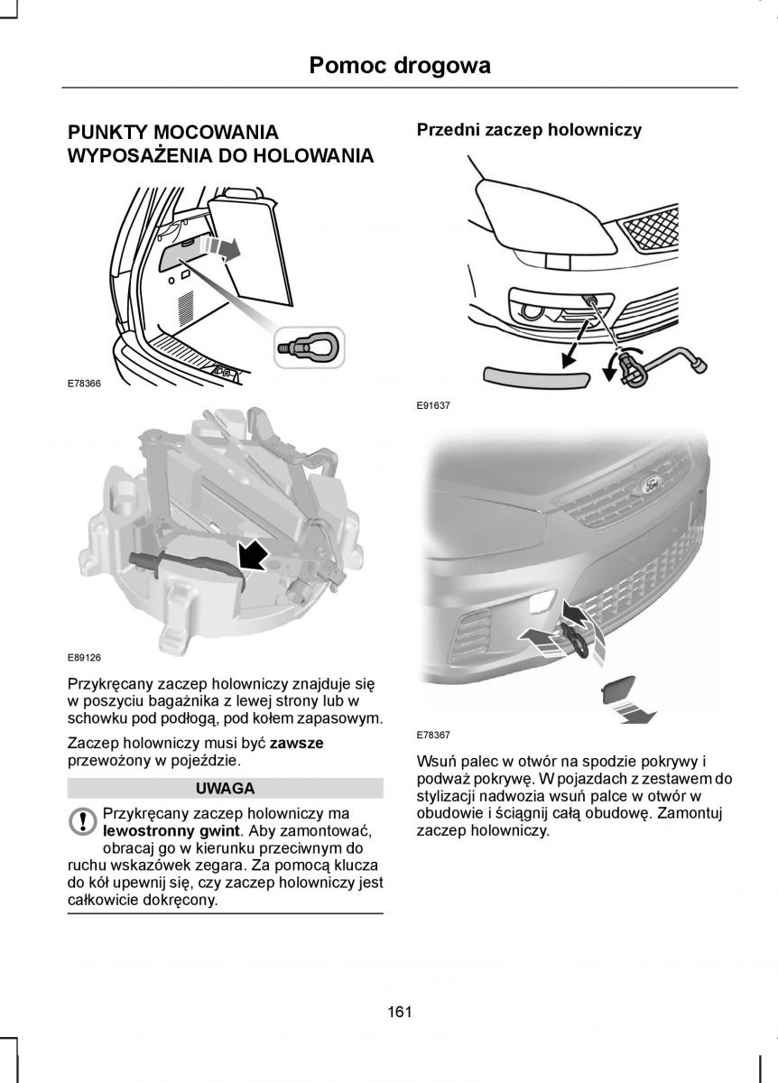 Ford C Max I 1 instrukcja obslugi / page 163