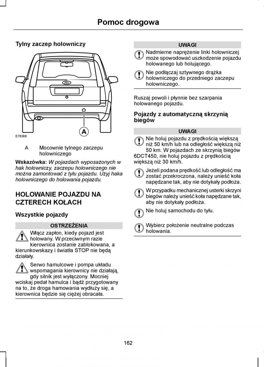 Ford C Max I 1 instrukcja obslugi / page 164