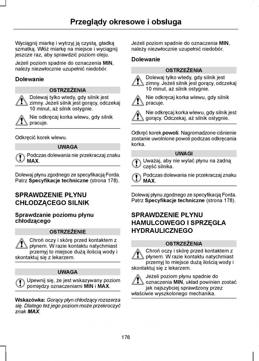 Ford C Max I 1 instrukcja obslugi / page 178