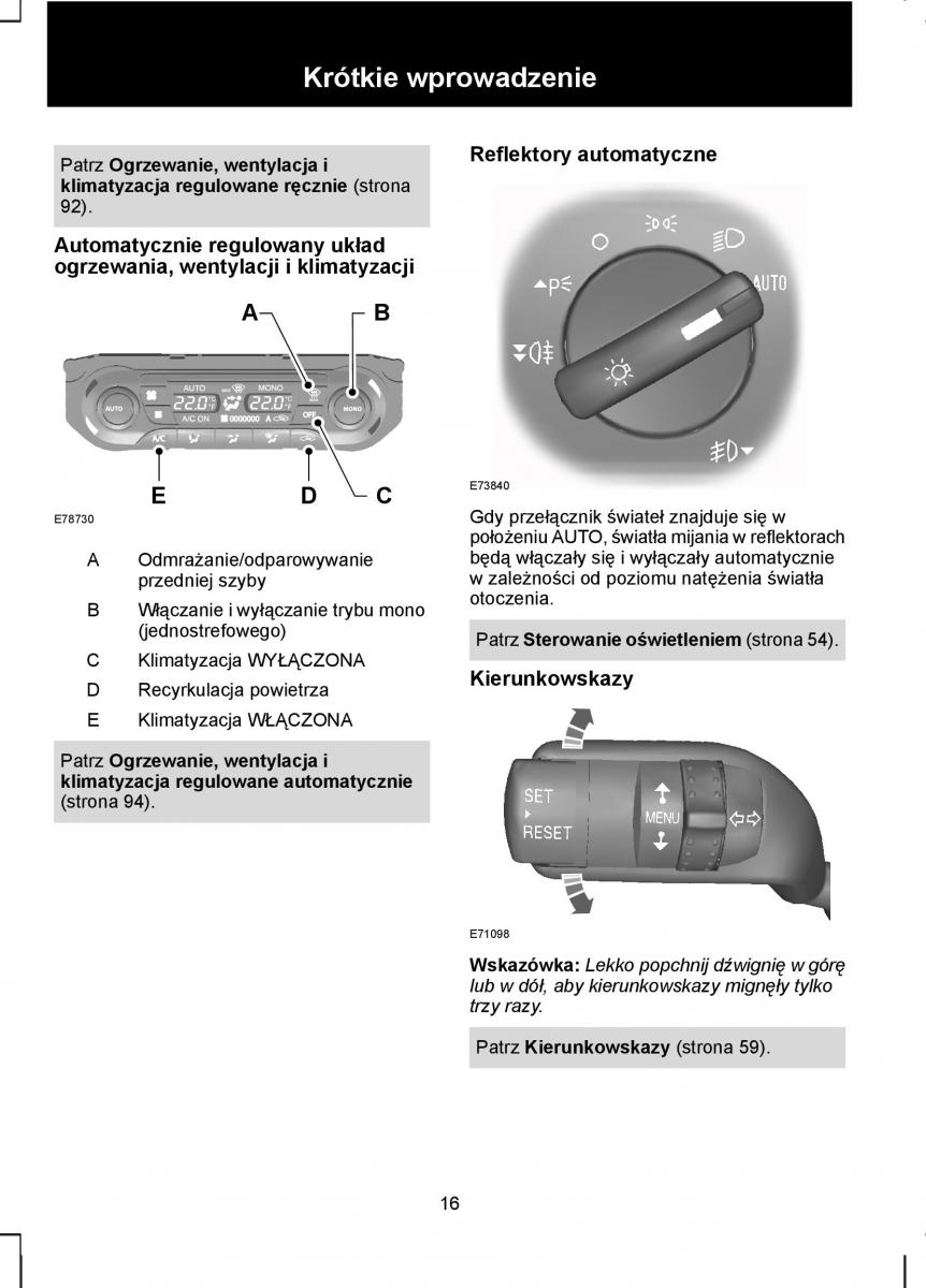 Ford C Max I 1 instrukcja obslugi / page 18