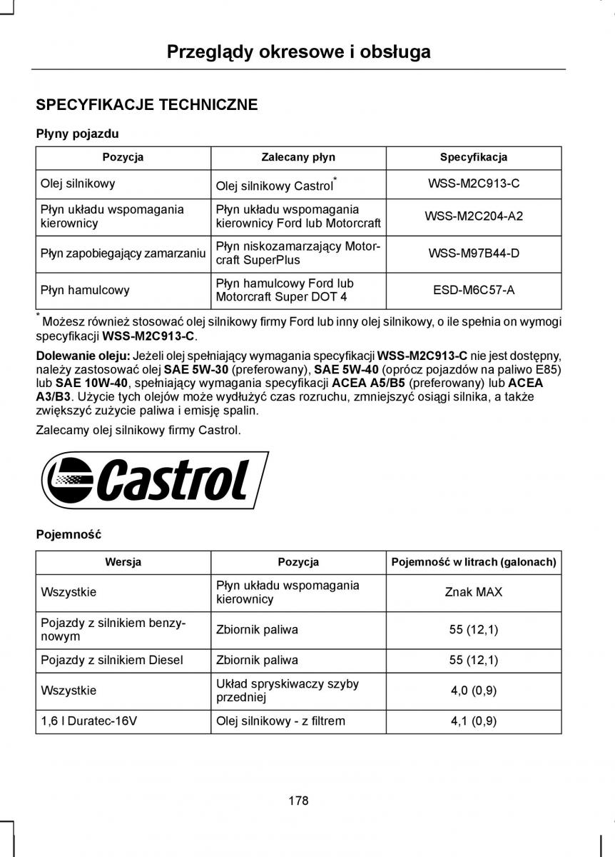 Ford C Max I 1 instrukcja obslugi / page 180