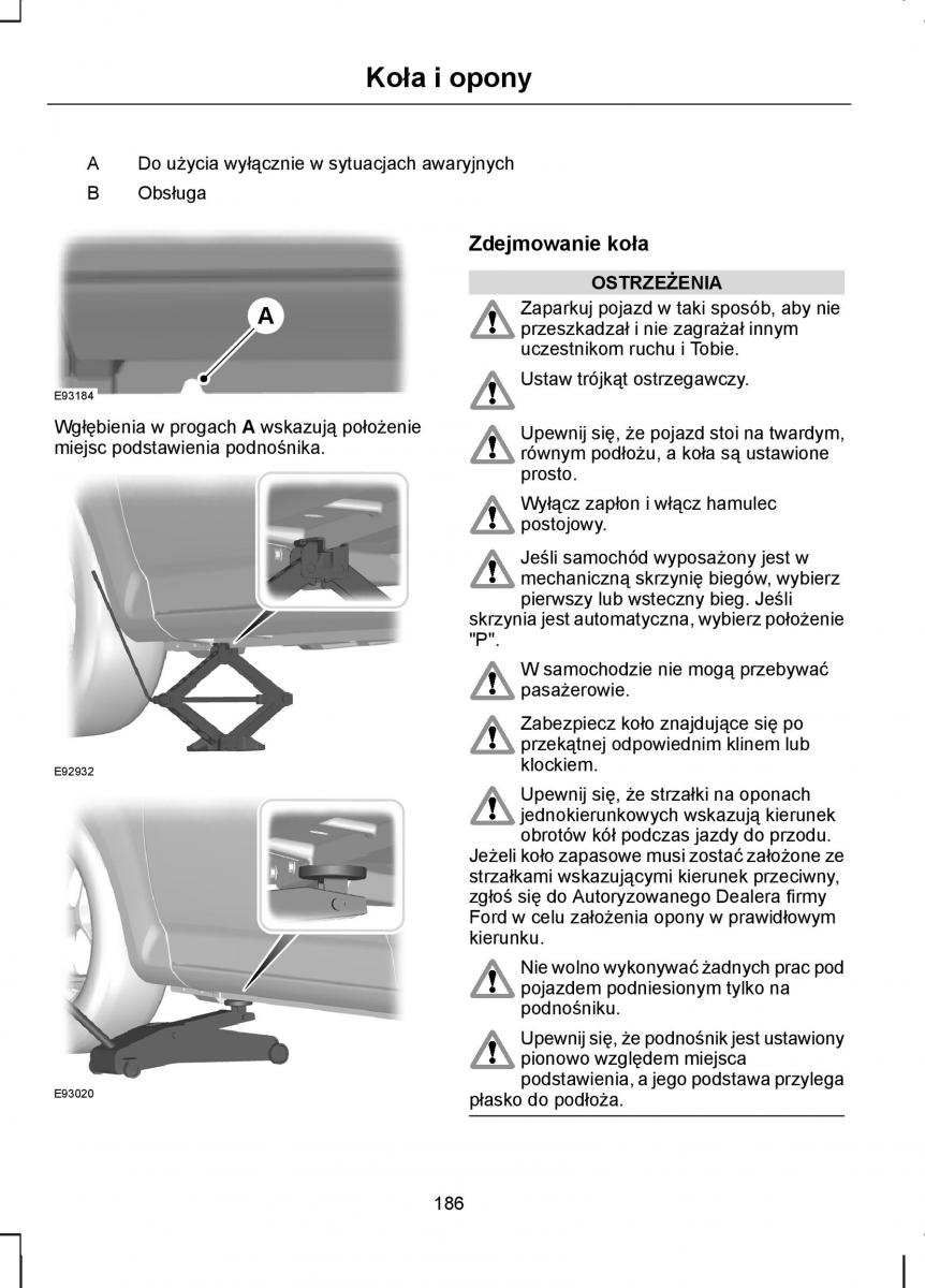 Ford C Max I 1 instrukcja obslugi / page 188