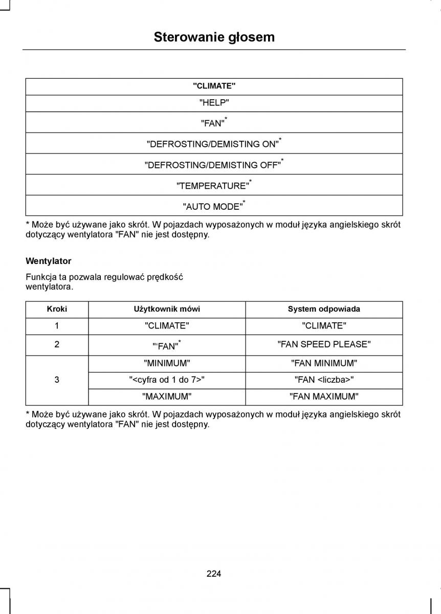 Ford C Max I 1 instrukcja obslugi / page 226