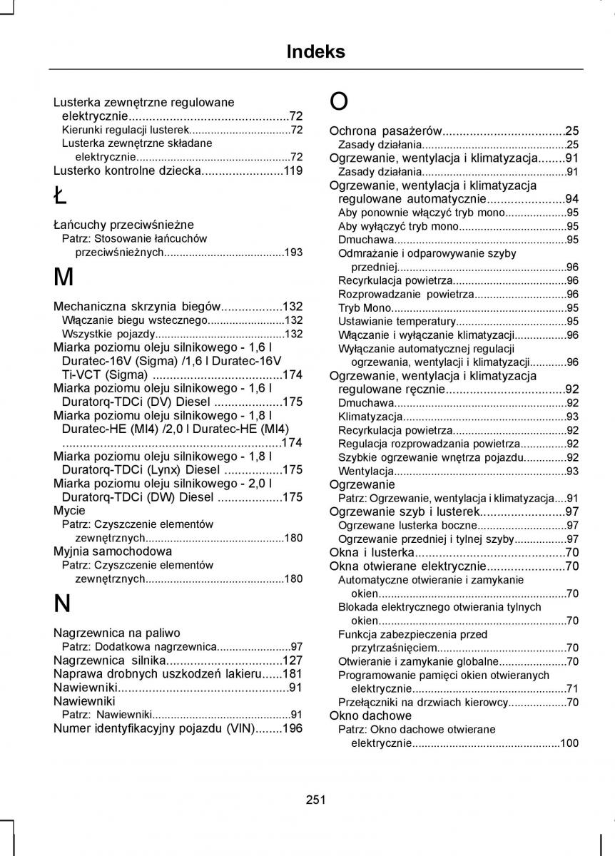 Ford C Max I 1 instrukcja obslugi / page 253