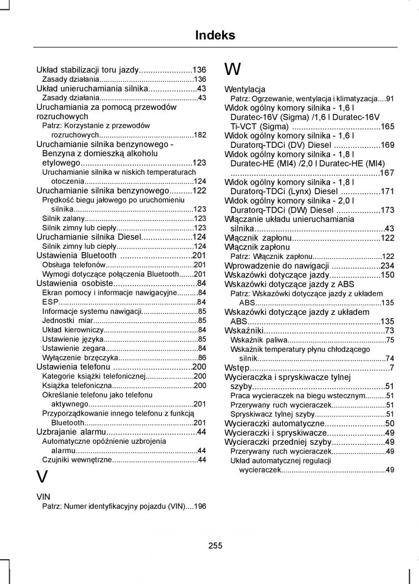 Ford C Max I 1 instrukcja obslugi / page 257