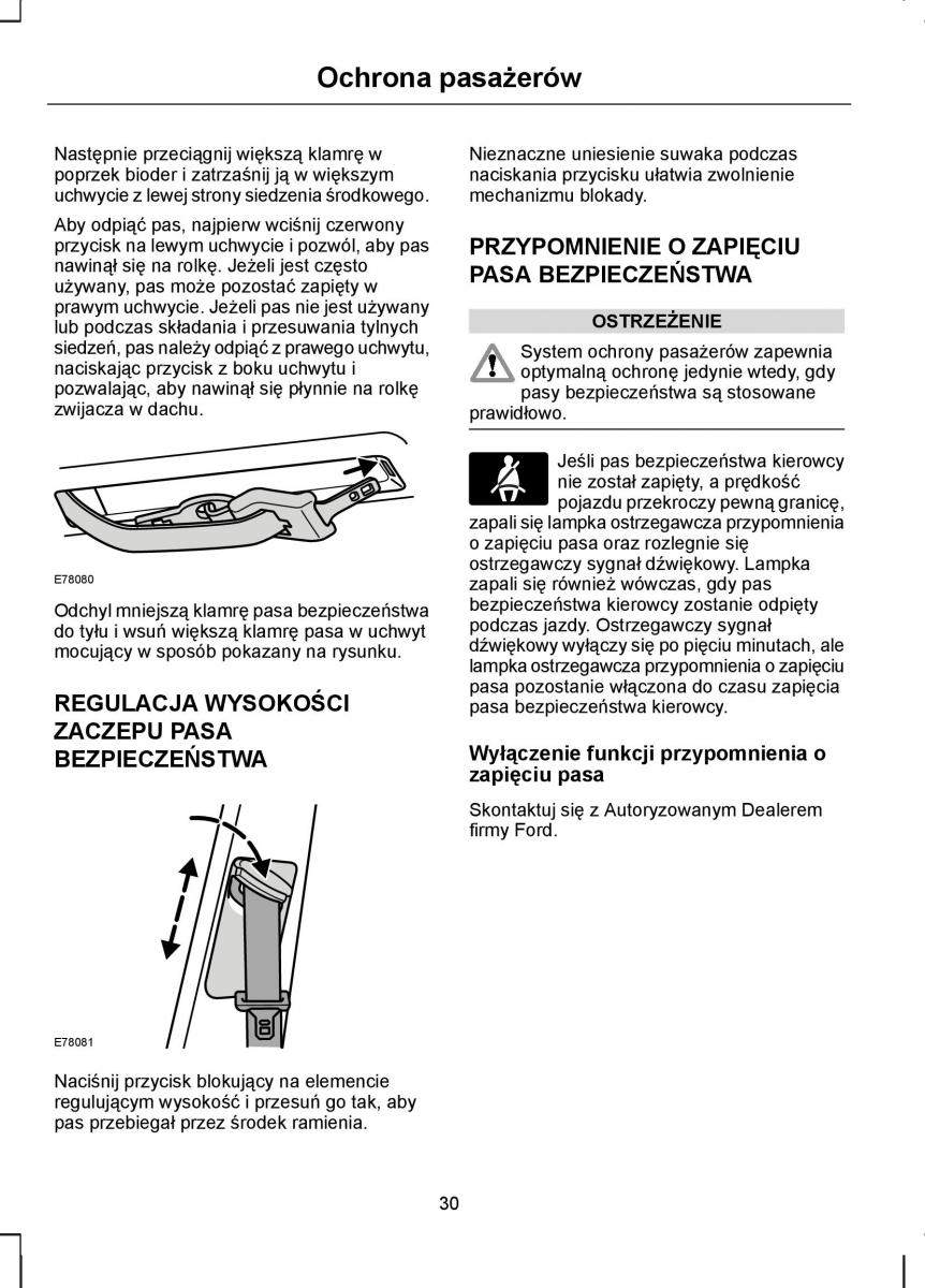 Ford C Max I 1 instrukcja obslugi / page 32