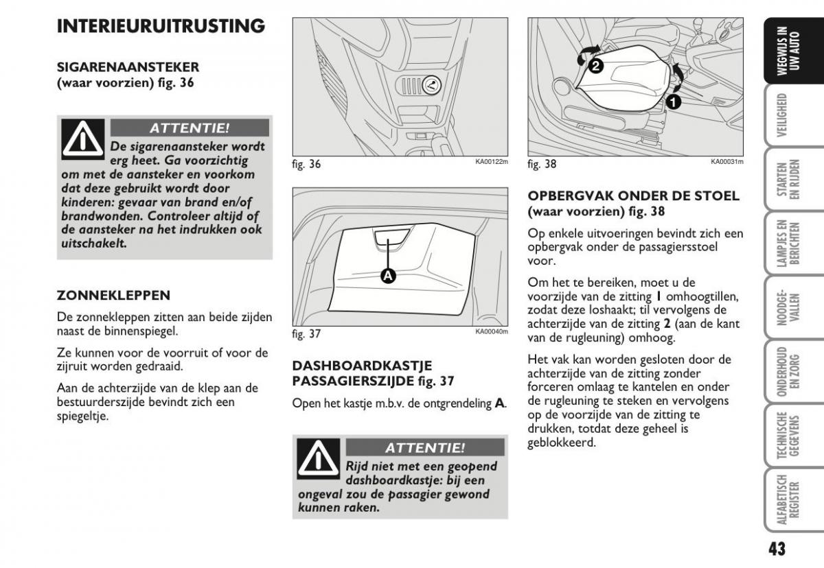 Ford Ka II 2 handleiding / page 62