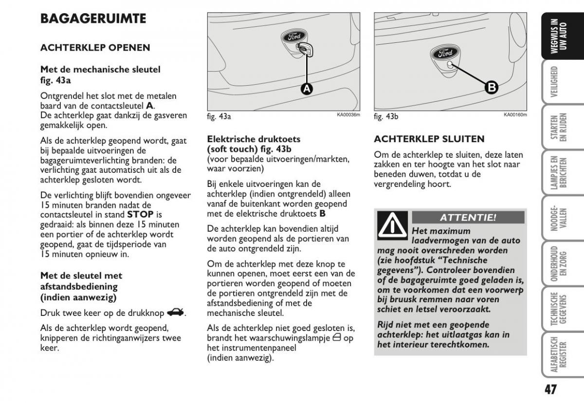 Ford Ka II 2 handleiding / page 66