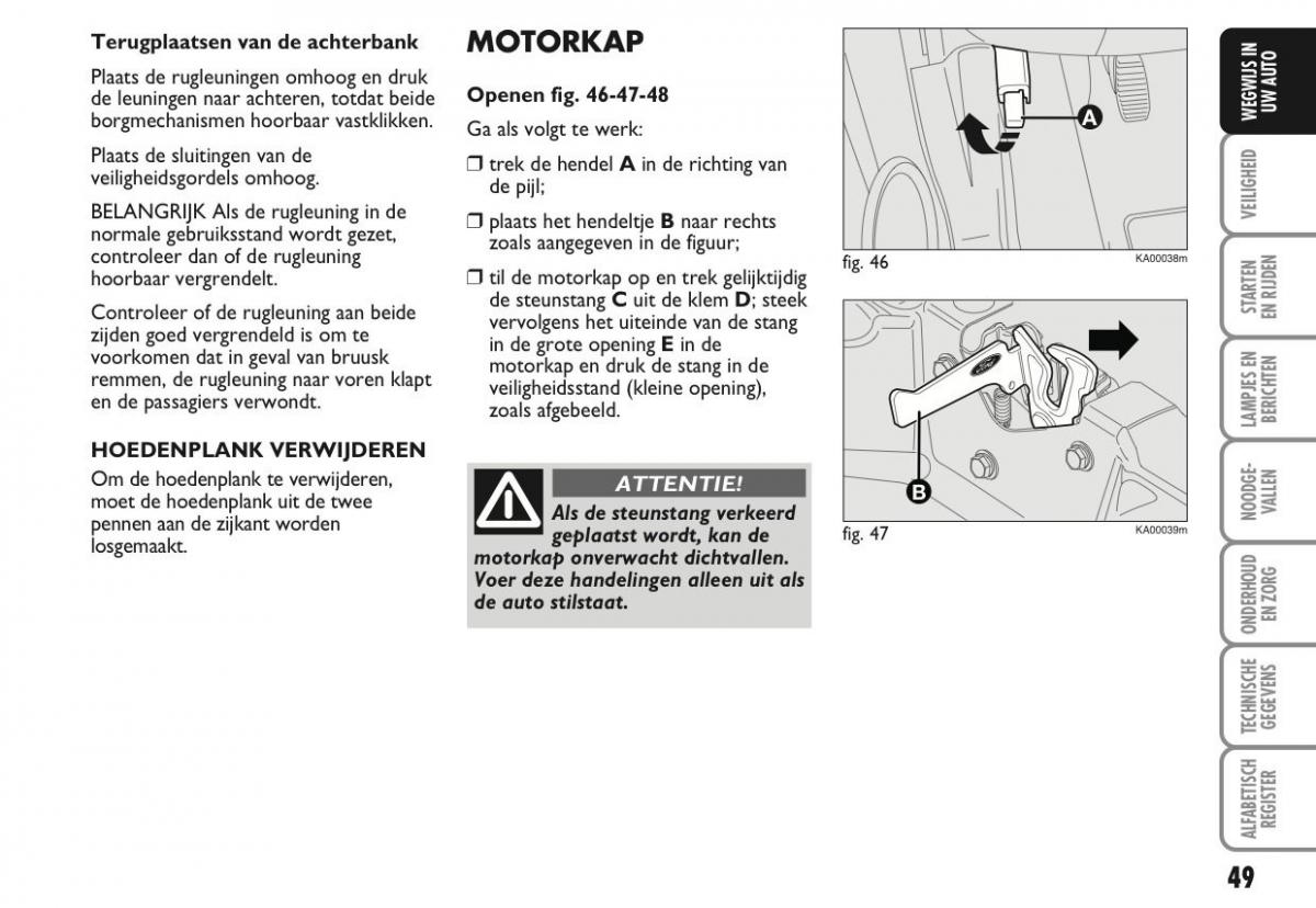 Ford Ka II 2 handleiding / page 68