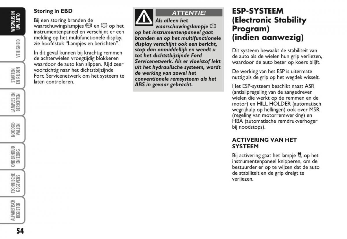 Ford Ka II 2 handleiding / page 73