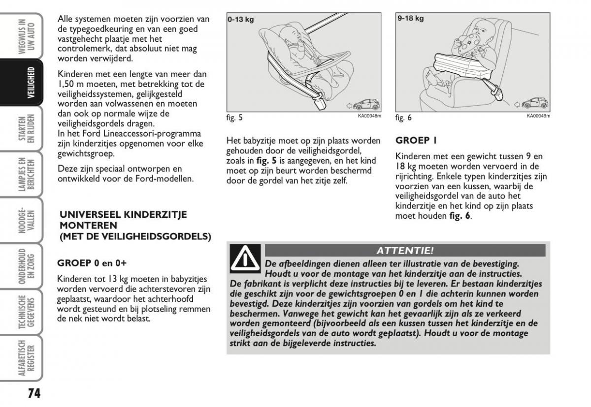 Ford Ka II 2 handleiding / page 93