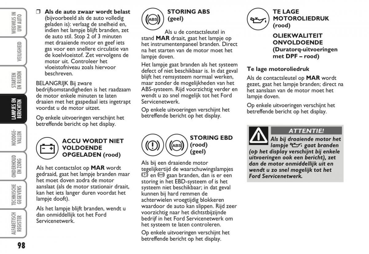 Ford Ka II 2 handleiding / page 117