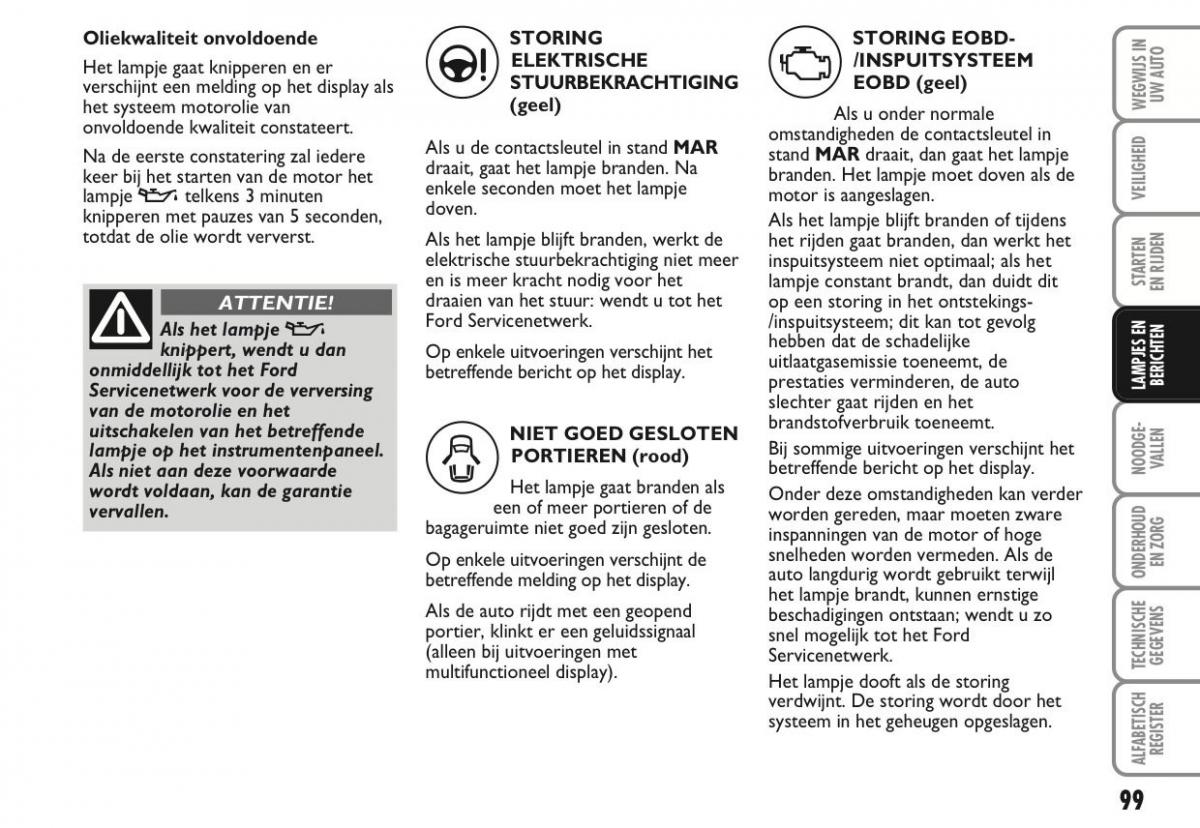 Ford Ka II 2 handleiding / page 118