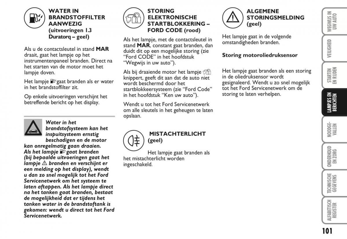 Ford Ka II 2 handleiding / page 120