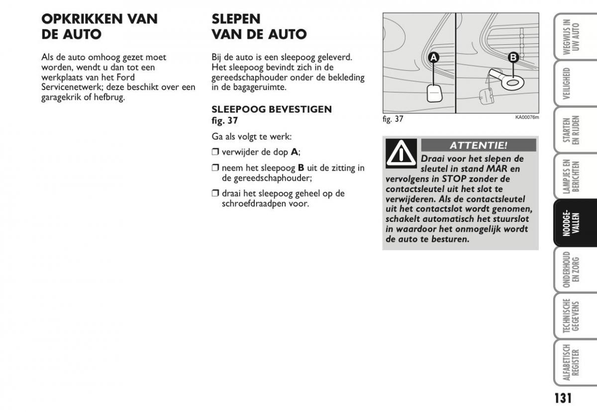 Ford Ka II 2 handleiding / page 150