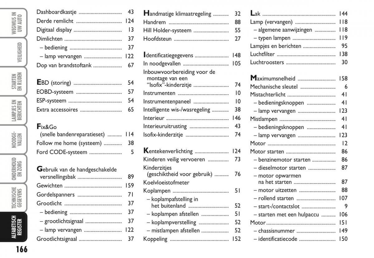 Ford Ka II 2 handleiding / page 185