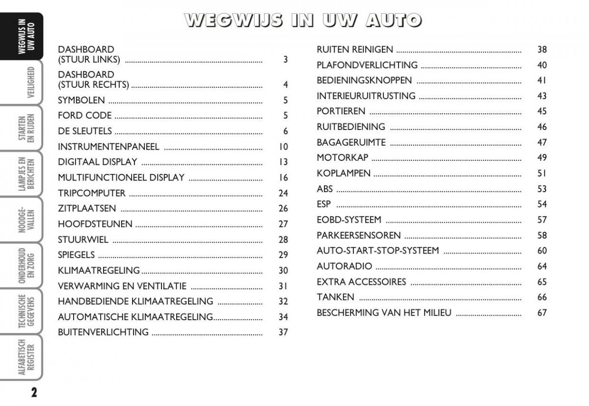 Ford Ka II 2 handleiding / page 21