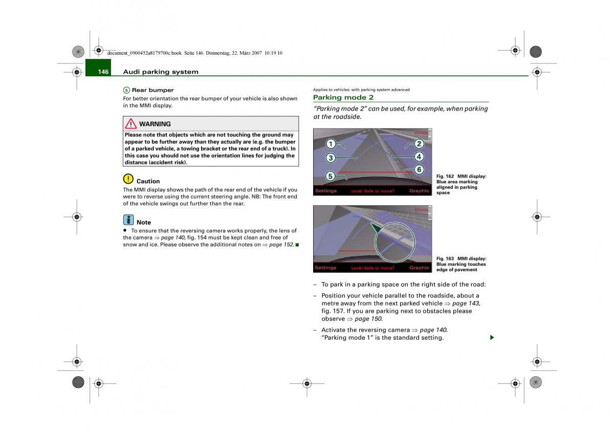 Audi A5 owners manual / page 148