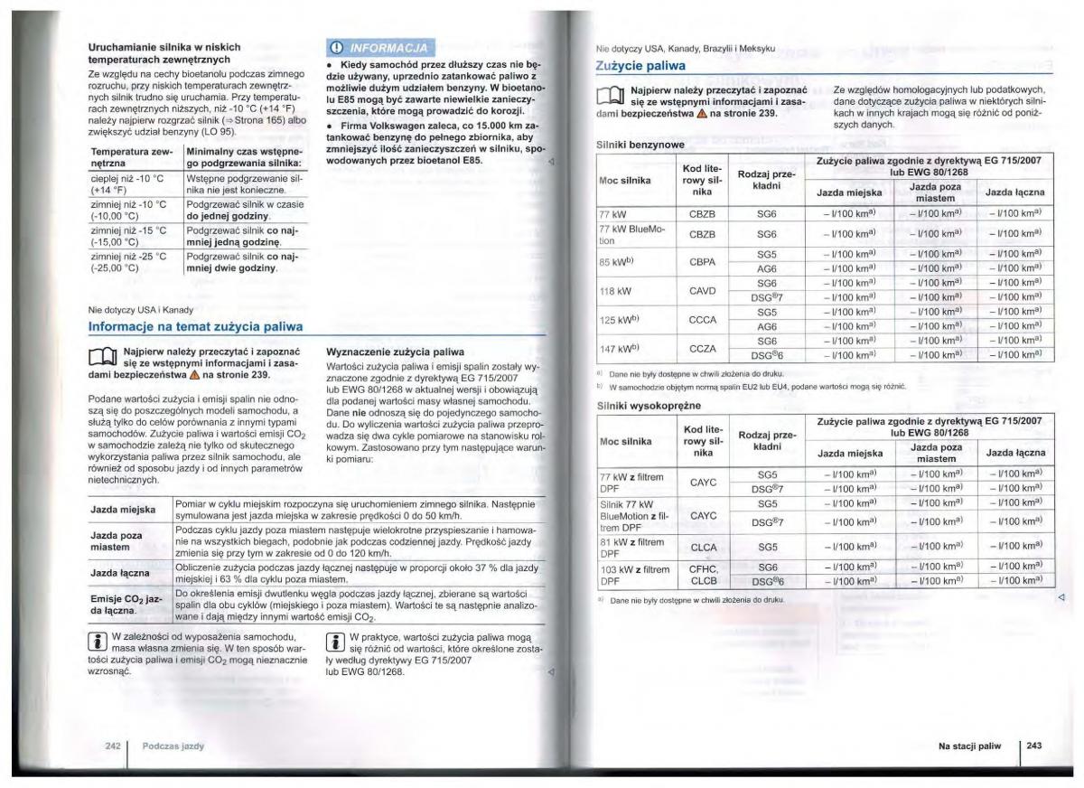 VW Golf Jetta VI 6 instrukcja obslugi / page 121