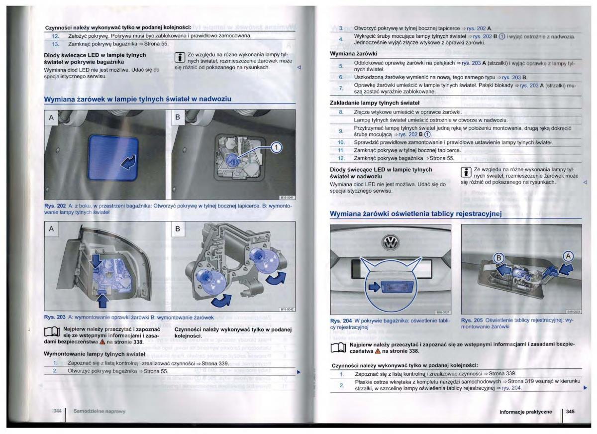 VW Golf Jetta VI 6 instrukcja obslugi / page 172