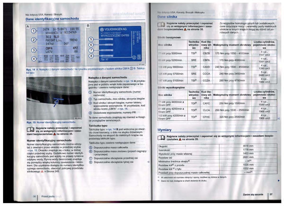 VW Golf Jetta VI 6 instrukcja obslugi / page 18