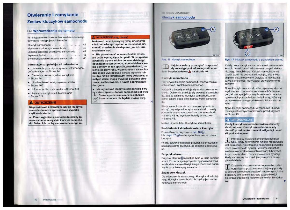 VW Golf Jetta VI 6 instrukcja obslugi / page 20