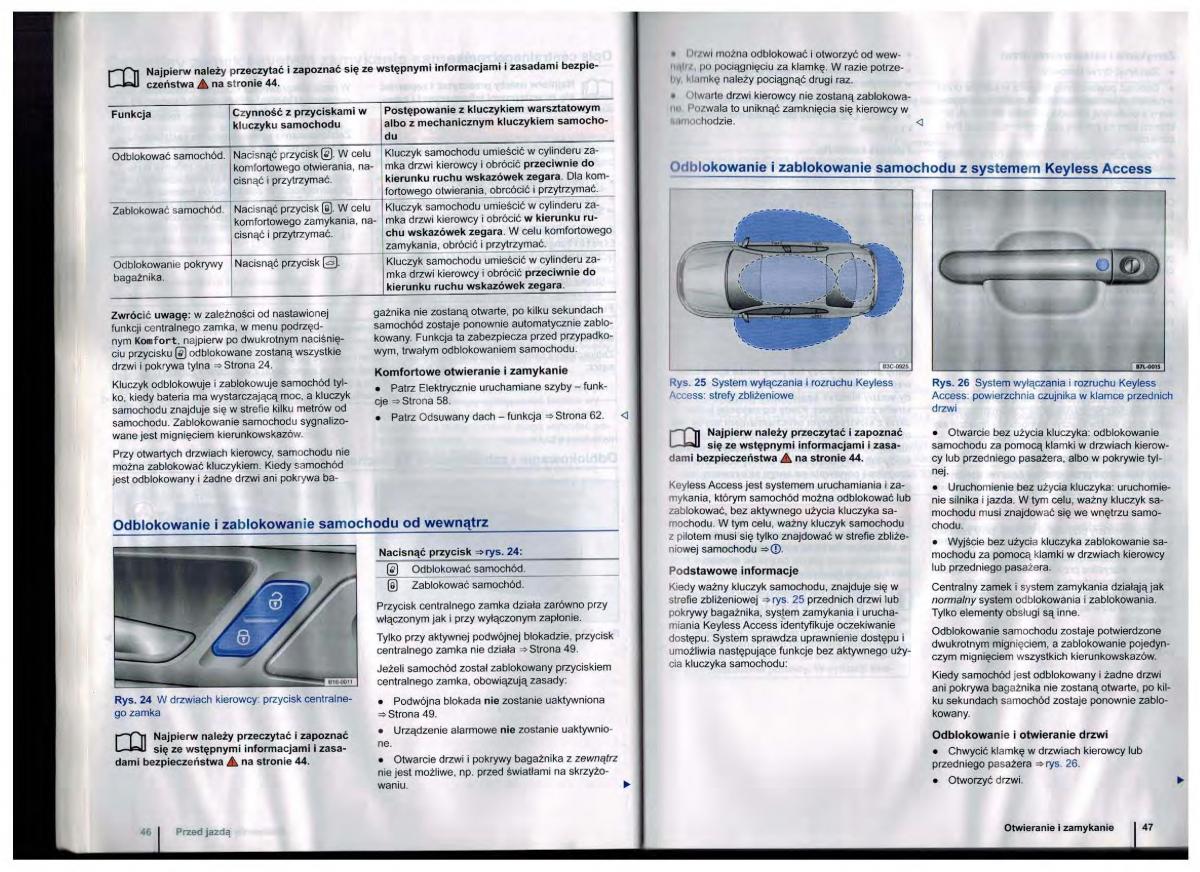 VW Golf Jetta VI 6 instrukcja obslugi / page 23