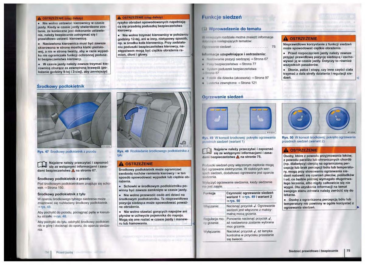 VW Golf Jetta VI 6 instrukcja obslugi / page 37