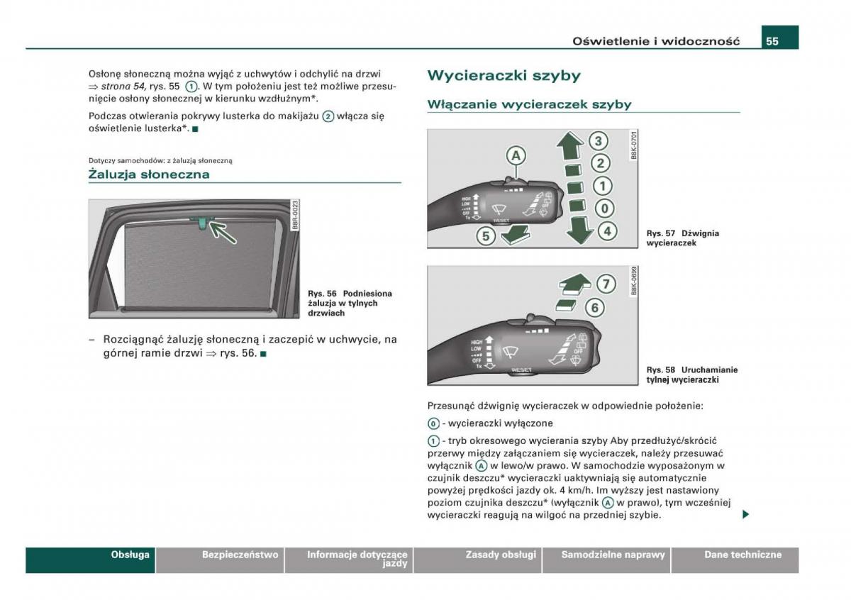 manual Audi Q5 instrukcja / page 57