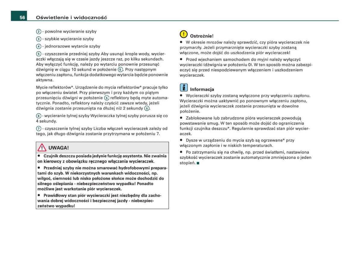 manual Audi Q5 instrukcja / page 58