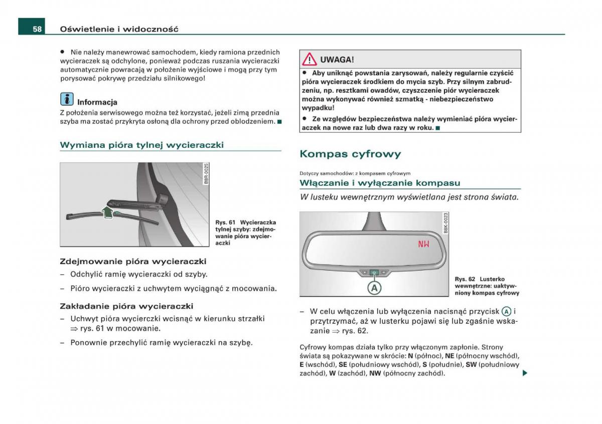 Audi Q5 instrukcja / page 60