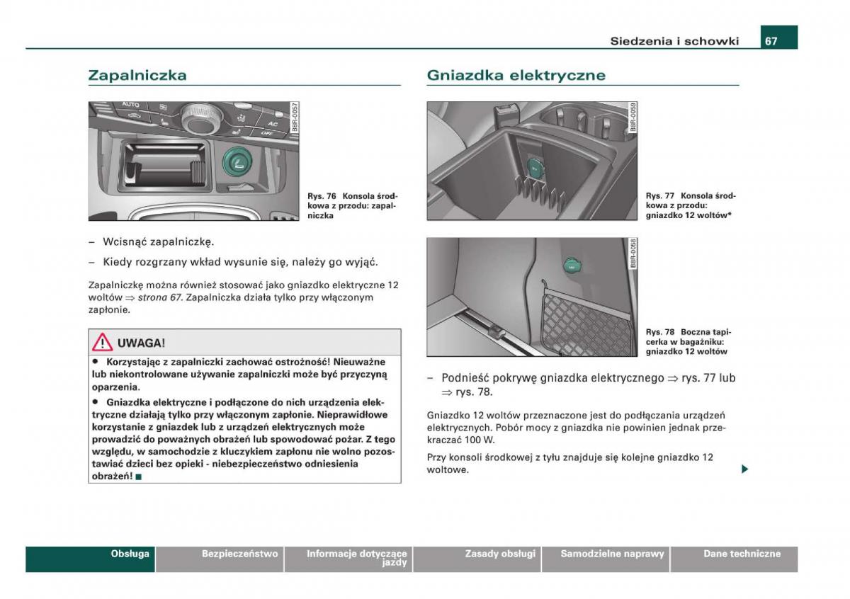 manual Audi Q5 instrukcja / page 69