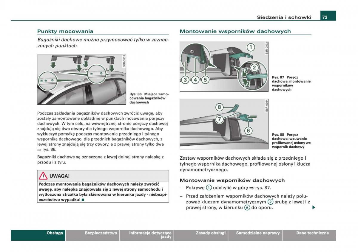 Audi Q5 instrukcja / page 75