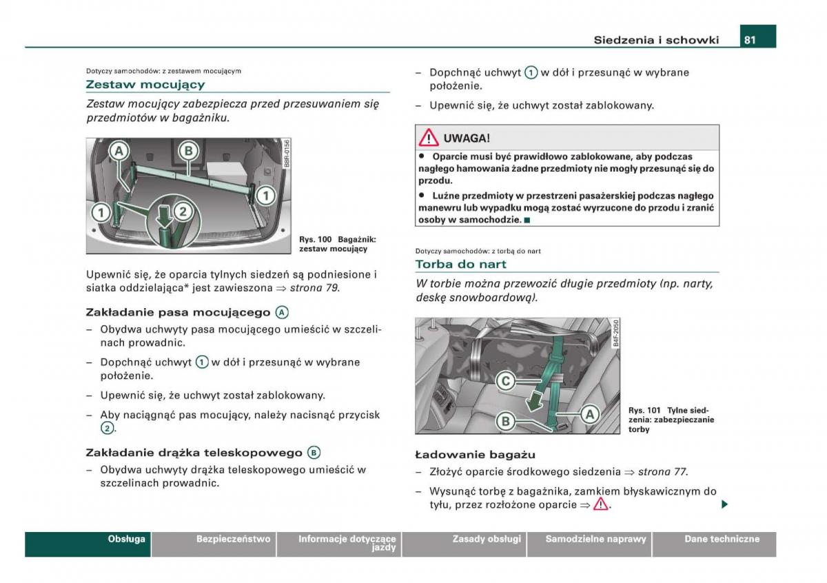 Audi Q5 instrukcja / page 83