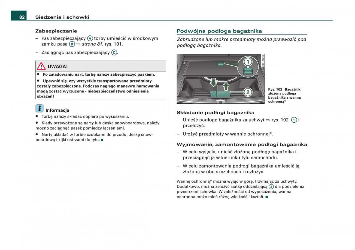 manual Audi Q5 instrukcja / page 84