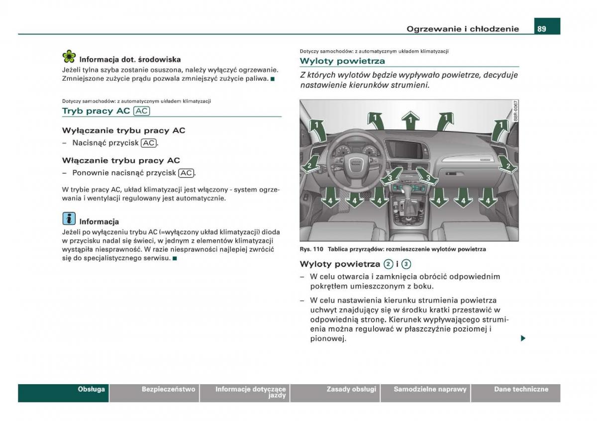 manual Audi Q5 instrukcja / page 91